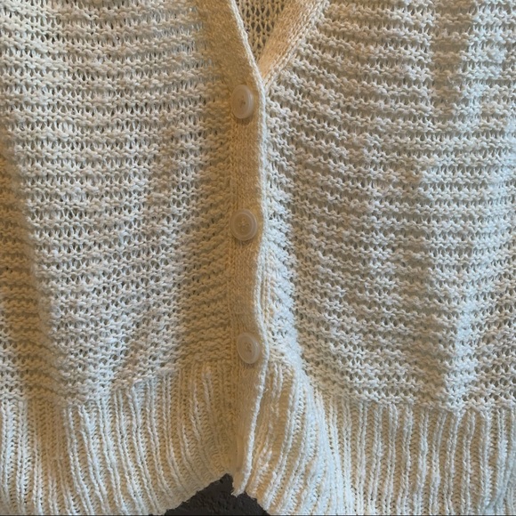 COPY - Off White Loose Knit Cardigan from Old Navy - Picture 2 of 4